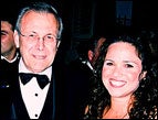 Christine O'Donnell with Donald Rumsfield
