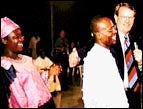 Reinhard Bonnke with Daniel, the man who was raised from the dead