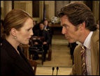 Julianne Moore and Pierce Brosnan in 'Laws of Attraction'