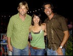 Eric Stromer, Diane Mizota, and Carter Oosterhouse from NBC's new series 'Three Wishes' 
