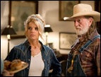 Jessica Simpson and Willie Nelson in 'The Dukes of Hazzard'