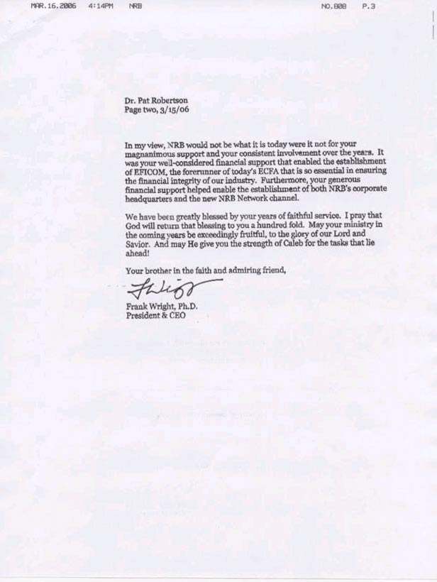 Wright letter