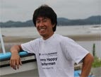 Yoshimasa’s oyster cultivation equipment—including his boat—was destroyed in the 2011 tsunami, but today he has a brand new boat from Operation Blessing so he can continue his business.