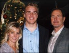 Matt Barkley with his parents