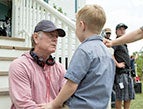 Director Randall Wallace on the set of Heaven Is For Real