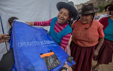 Help for Earthquake Victims in Peru