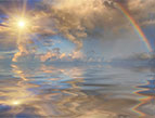 daily Devotion rainbow glory