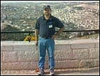 Craig von Buseck overlooking Jerusalem