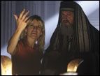 Director Catherine Hardwicke with Stanley Townsend (as Zechariah) on the set of 'The Nativity Story'. Photo © 2006 by Jaimie Truebloood/New Line Productions, Inc. All Rights Reserved. 