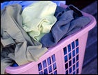 doing laundry