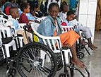 Operation Blessing and Free Wheelchair Mission work together providing wheelchairs to those in need all over the world, like these children in Africa. 