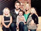 Matt Hammitt with his family