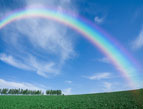 rainbow crossing sky