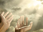 hands reaching toward heaven