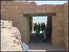 Entrance to Masada