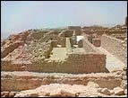 Ancient storehouses at Masada